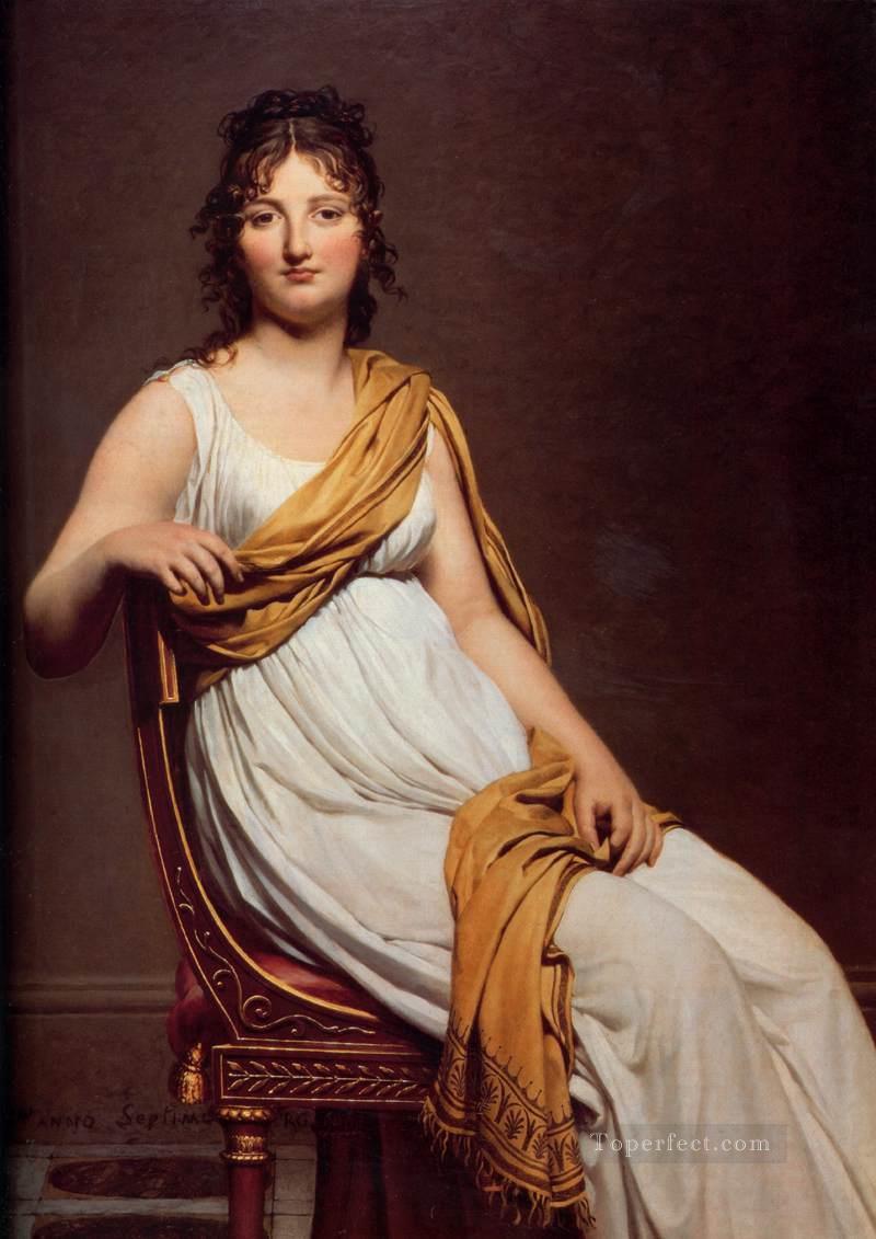 Madame Raymond de Verninac Neoclassicism Jacques Louis David Oil Paintings
